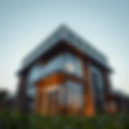 Modern architectural design of Al Raha Loft showcasing elegance