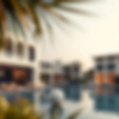 Luxurious residential architecture in Blue Waters Bay