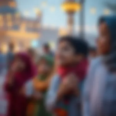Joyful Moments of Eid Al-Fitr Children enjoying Eid Al-Fitr festivities