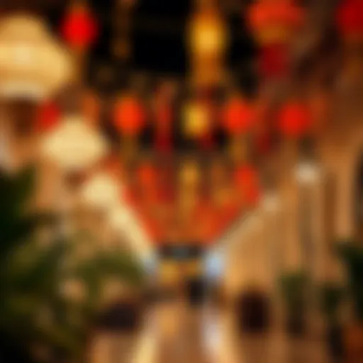 Festive decorations symbolizing Eid Al-Fitr