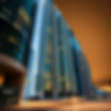 Architectural Marvel of Prism Tower Architectural details highlighting the design of Prism Tower