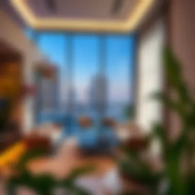 Stylish Interior Design in Dubai Trendy interior of a residential unit in Dubai