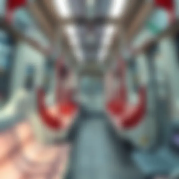 Interior of a Dubai Metro carriage