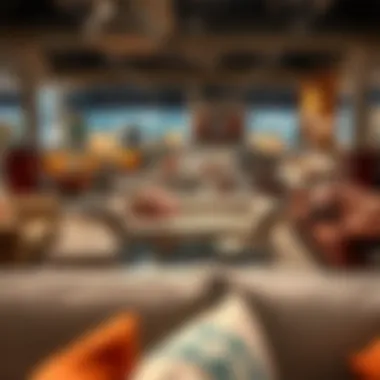 A variety of stylish sofas displayed in a local furniture shop.