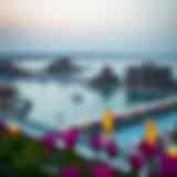 Luxurious waterfront view of Gardenia Bay