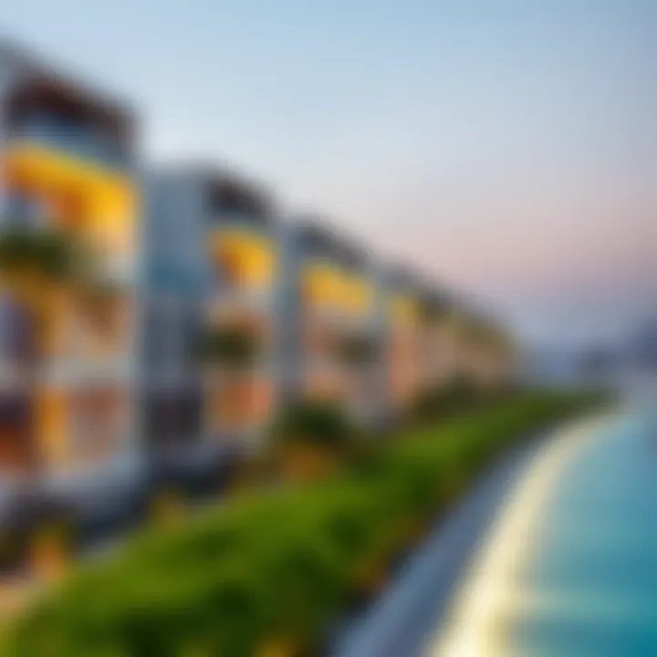 Modern architectural design of Gardenia Bay residences