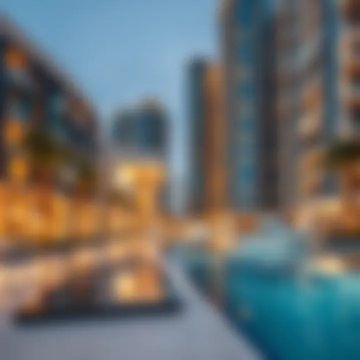Architectural marvels in Jumeirah Bay highlighting innovation and design