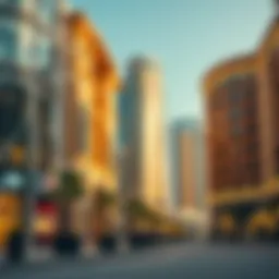 Stunning architectural view of La Ville City Walk