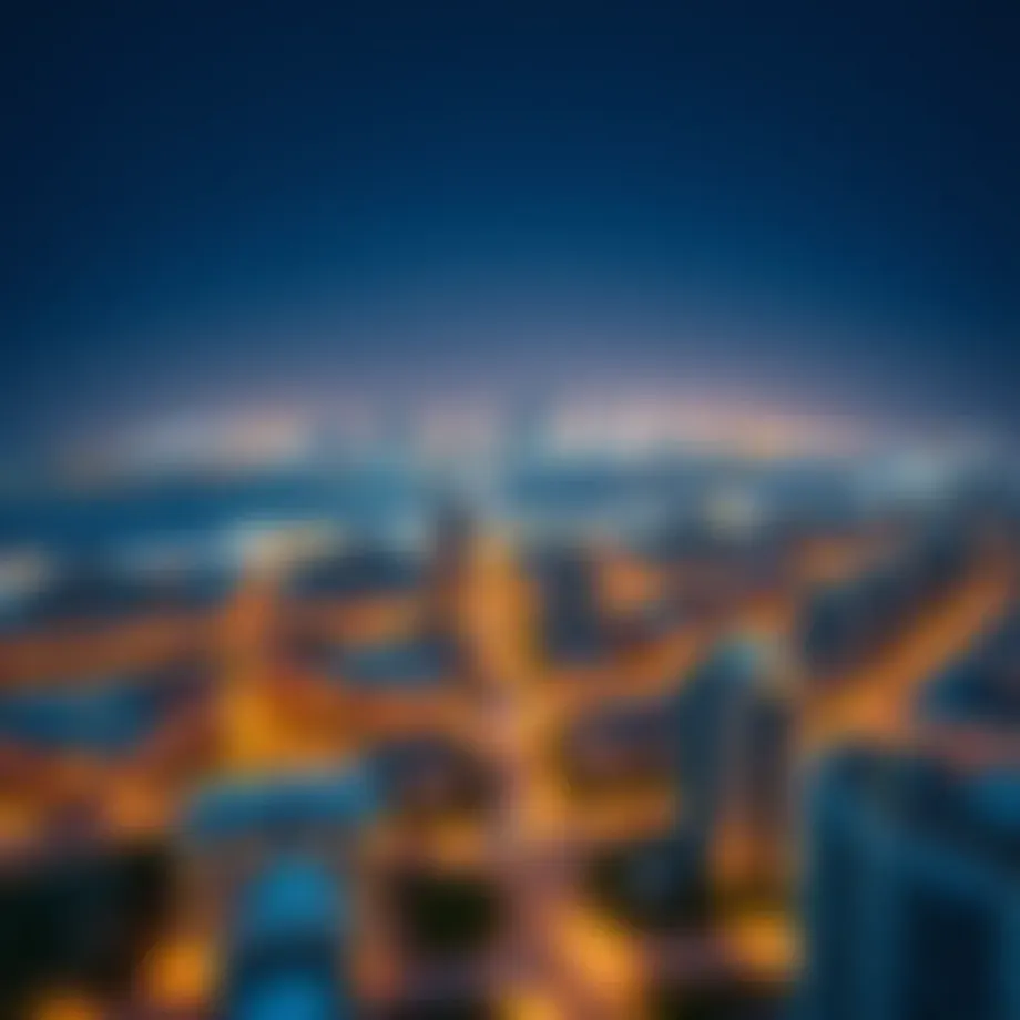 Stunning view of Manazel Meydan's skyline