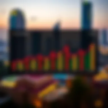 Understanding Market Trends in Dubai Real Estate Chart displaying recent market trends in Dubai real estate for investors
