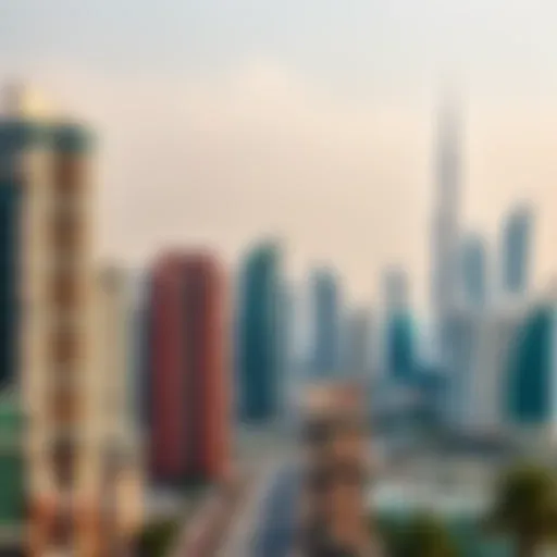Dubai skyline showcasing real estate developments