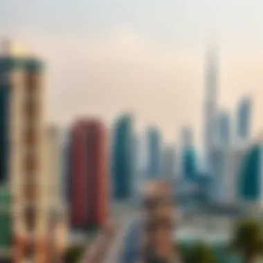 Dubai Skyline and Property Developments Dubai skyline showcasing real estate developments