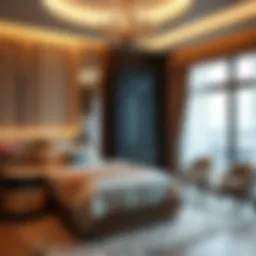 Luxurious maids room showcasing elegant interior design in JVC