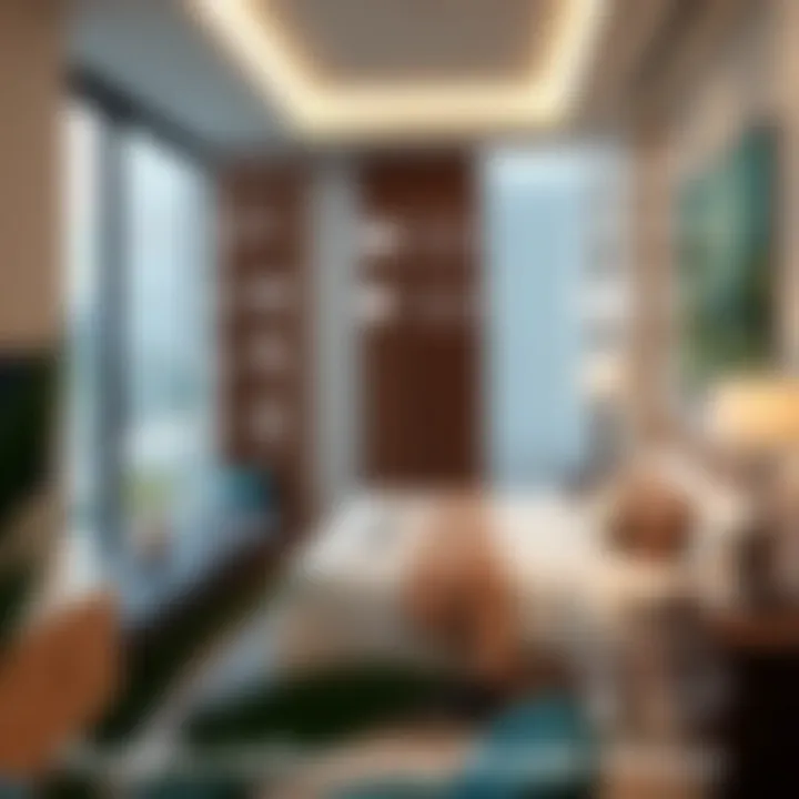 Detailed infographic on factors influencing maids room rental prices